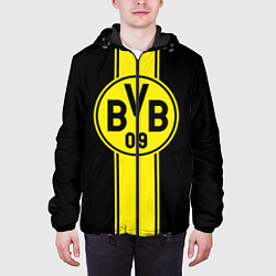 Куртка с капюшоном мужская BVB, цвет: 3D-черный — фото 2