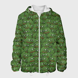 Мужская куртка Грустные лягушки
