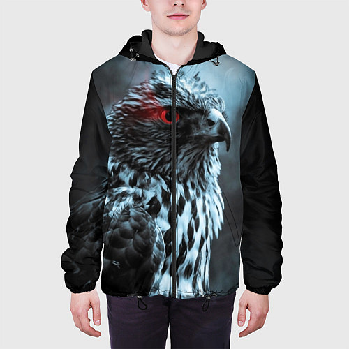 Мужская куртка Ночной орёл / 3D-Черный – фото 3
