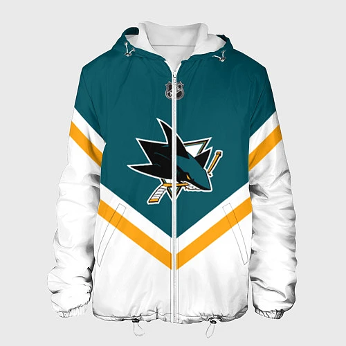 Мужская куртка NHL: San Jose Sharks / 3D-Белый – фото 1