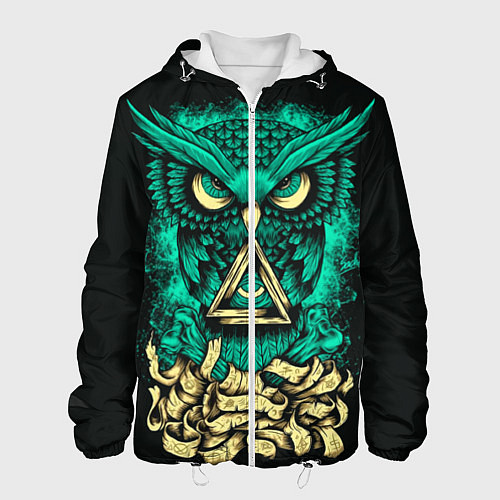 Мужская куртка Bring Me The Horizon: Owl / 3D-Белый – фото 1