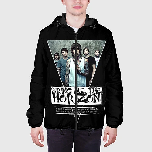 Мужская куртка Bring Me The Horizon / 3D-Черный – фото 3