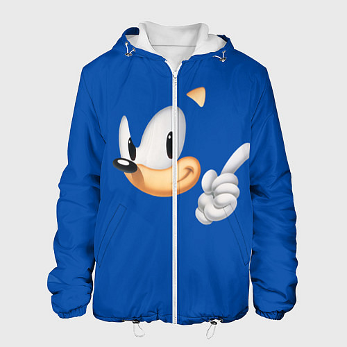 Мужская куртка Соник / 3D-Белый – фото 1