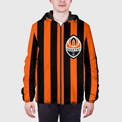 Куртка с капюшоном мужская ФК Шахтер Донецк, цвет: 3D-черный — фото 2