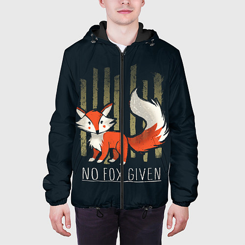 Мужская куртка No Fox Given / 3D-Черный – фото 3