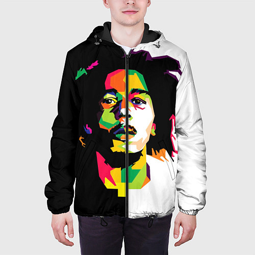 Мужская куртка Bob Marley: Colors / 3D-Черный – фото 3