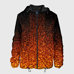 Куртка с капюшоном мужская БЛЕСК, цвет: 3D-черный
