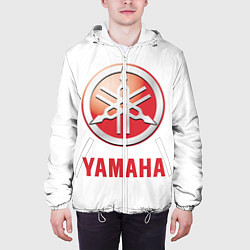 Куртка с капюшоном мужская Yamaha, цвет: 3D-белый — фото 2