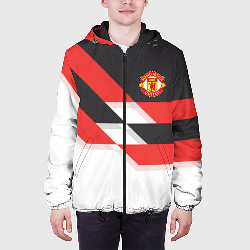 Мужская куртка Manchester United: Stipe / 3D-Черный – фото 3