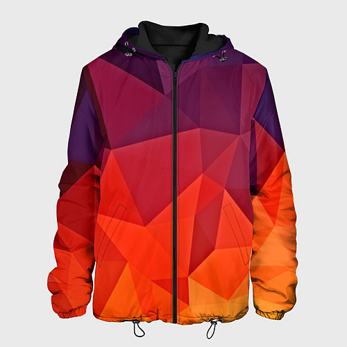 Мужская куртка Geometric / 3D-Черный – фото 1