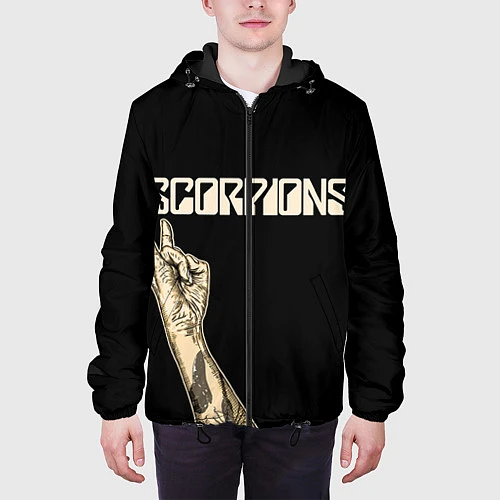 Мужская куртка Scorpions Rock / 3D-Черный – фото 3