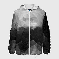 Куртка с капюшоном мужская Polygon gray, цвет: 3D-белый