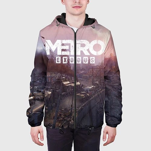 Мужская куртка Metro Exodus / 3D-Черный – фото 3