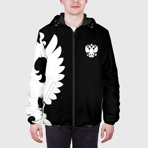 Мужская куртка Russia - Black collection / 3D-Черный – фото 3