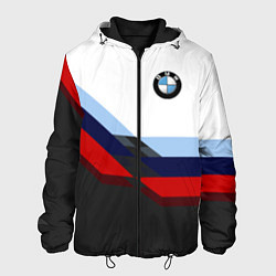Куртка с капюшоном мужская BMW M SPORT, цвет: 3D-черный
