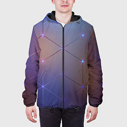 Куртка с капюшоном мужская НЕЙРОННАЯ СЕТЬ NEURAL NETWORK, цвет: 3D-черный — фото 2