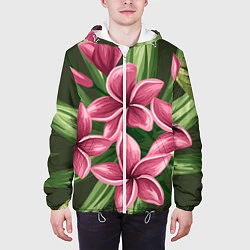 Куртка с капюшоном мужская Райский сад, цвет: 3D-белый — фото 2