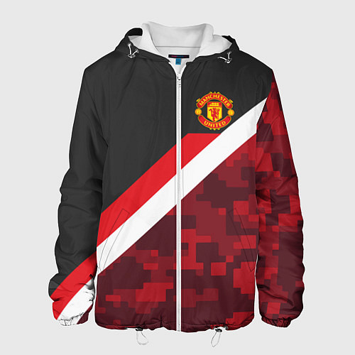 Мужская куртка Man UTD FC: Sport Camo / 3D-Белый – фото 1