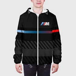 Куртка с капюшоном мужская BMW: Brand Lines, цвет: 3D-белый — фото 2