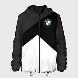 Куртка с капюшоном мужская BMW 2018 SportWear 3, цвет: 3D-черный