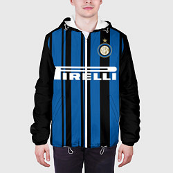 Куртка с капюшоном мужская Inter FC: Home 17/18, цвет: 3D-белый — фото 2