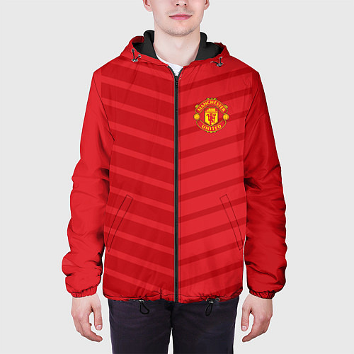 Мужская куртка FC Manchester United: Reverse / 3D-Черный – фото 3