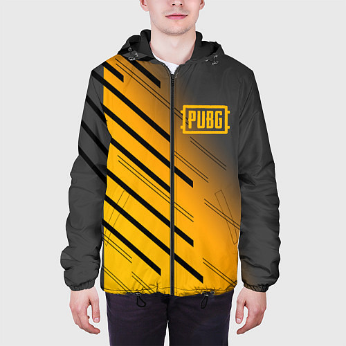 Мужская куртка PUBG: Lines Style / 3D-Черный – фото 3