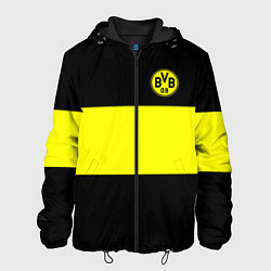 Куртка с капюшоном мужская Borussia 2018 Black and Yellow, цвет: 3D-черный
