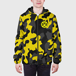 Куртка с капюшоном мужская Borussia 2018 Military Sport, цвет: 3D-черный — фото 2