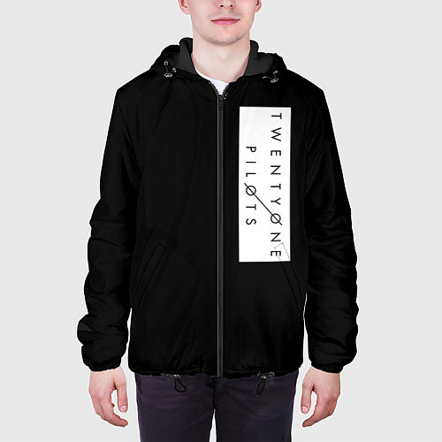 Мужская куртка 21 Pilots Logo / 3D-Черный – фото 3
