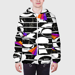 Куртка с капюшоном мужская Pop ART collection, цвет: 3D-белый — фото 2