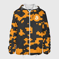 Мужская куртка Bitcoin: Orange Camo