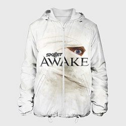 Куртка с капюшоном мужская Skillet: Awake, цвет: 3D-белый