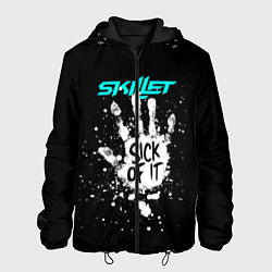 Куртка с капюшоном мужская Skillet: Sick of it, цвет: 3D-черный