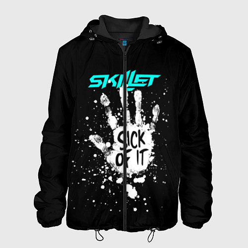 Мужская куртка Skillet: Sick of it / 3D-Черный – фото 1