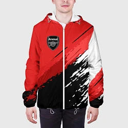 Куртка с капюшоном мужская FC Arsenal: Original, цвет: 3D-белый — фото 2