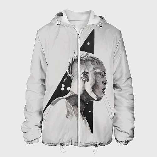 Мужская куртка XXXtentacion / 3D-Белый – фото 1
