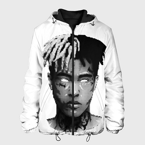 Мужская куртка XXXTentacion: Pixel Art / 3D-Черный – фото 1