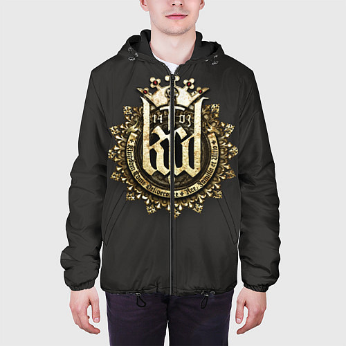 Мужская куртка Kingdom Come: Deliverance Logo / 3D-Черный – фото 3