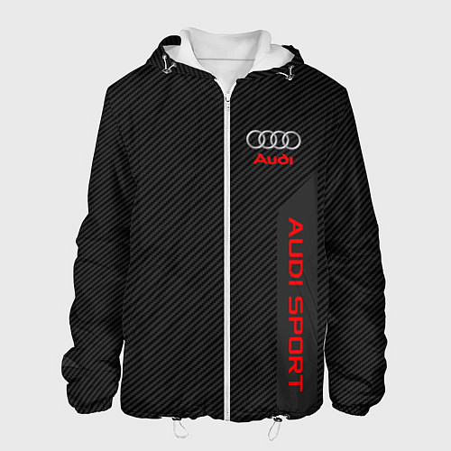 Мужская куртка Audi: Sport Line / 3D-Белый – фото 1