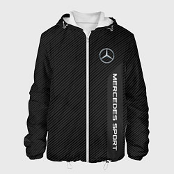 Куртка с капюшоном мужская Mercedes AMG: Sport Line, цвет: 3D-белый