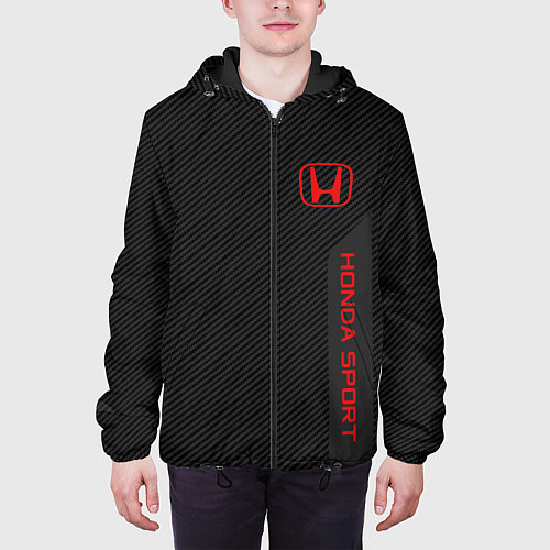 Мужская куртка Honda: Sport Line / 3D-Черный – фото 3