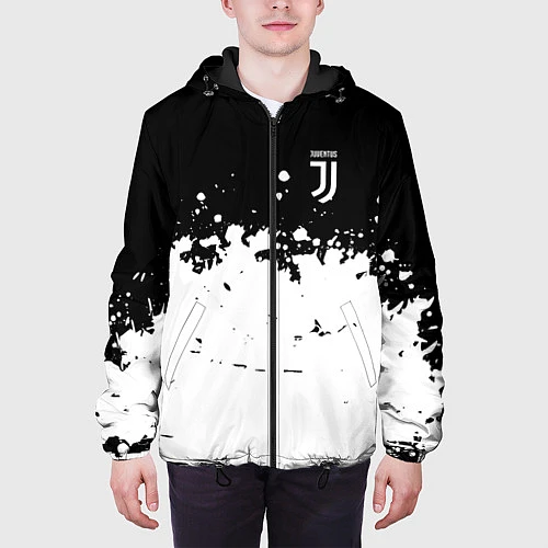 Мужская куртка FC Juventus Sport / 3D-Черный – фото 3