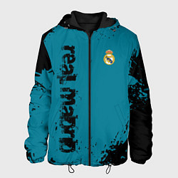 Куртка с капюшоном мужская Real madrid - grange style, цвет: 3D-черный