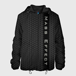 Куртка с капюшоном мужская Mass Effect: Carbon, цвет: 3D-черный