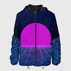 Куртка с капюшоном мужская Digital Sunrise цвета 3D-черный — фото 1