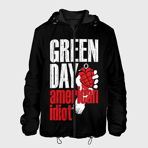 Мужская куртка Green Day: American Idiot / 3D-Черный – фото 1