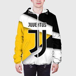 Куртка с капюшоном мужская FC Juventus, цвет: 3D-белый — фото 2