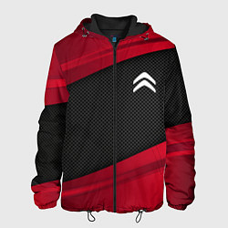 Куртка с капюшоном мужская Citroen: Red Sport, цвет: 3D-черный