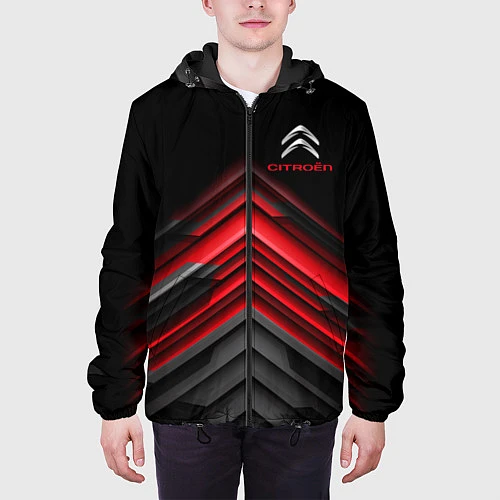 Мужская куртка Citroen: Red sport / 3D-Черный – фото 3